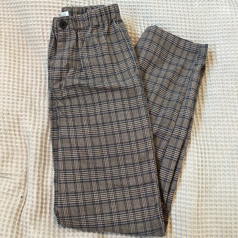 Brandy Melville/ J. Galt Plaid Tailored Pants